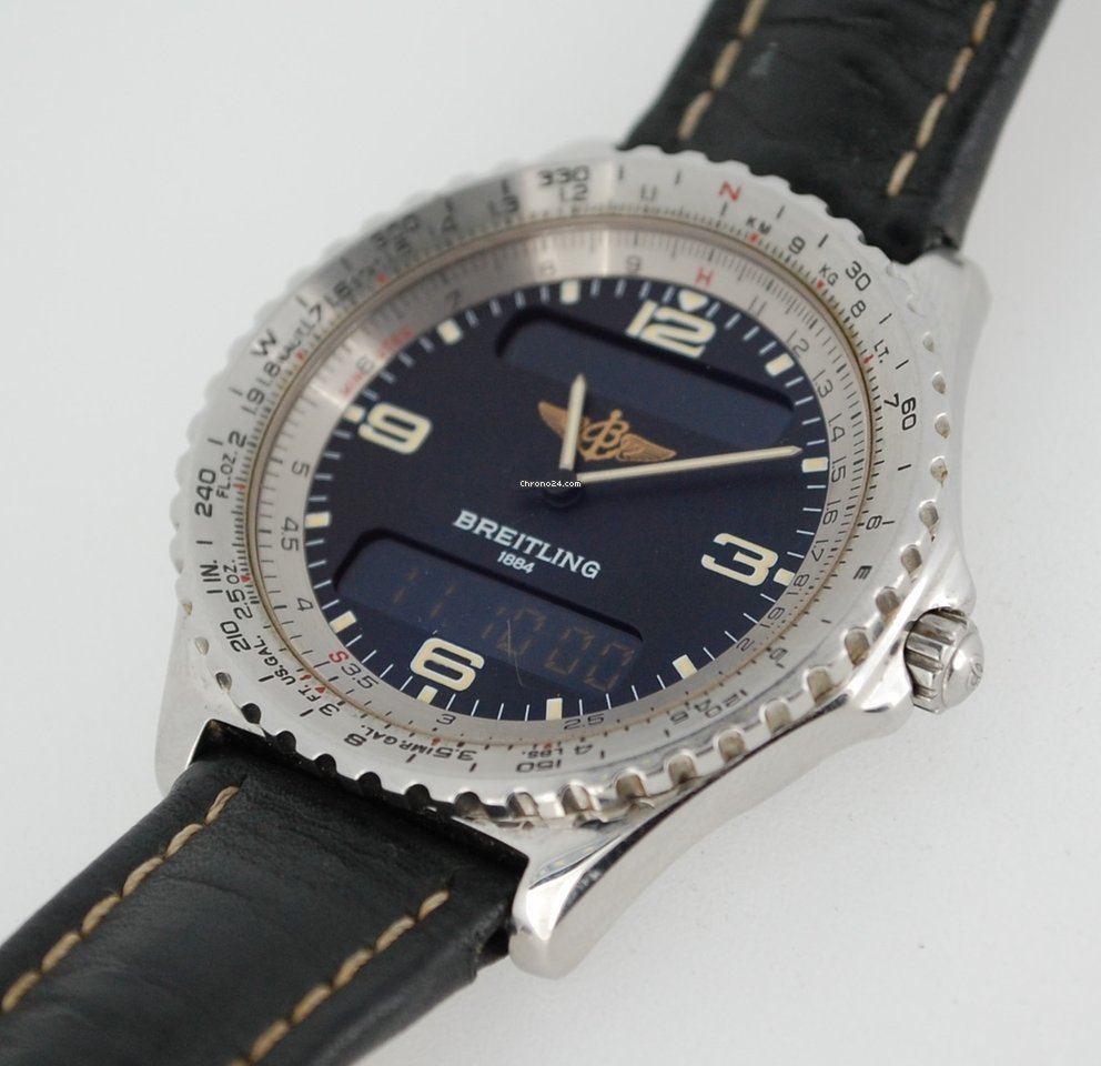 Breitling Chronospace Mens watch Unisex Quartz Steel A56011 Replica 8