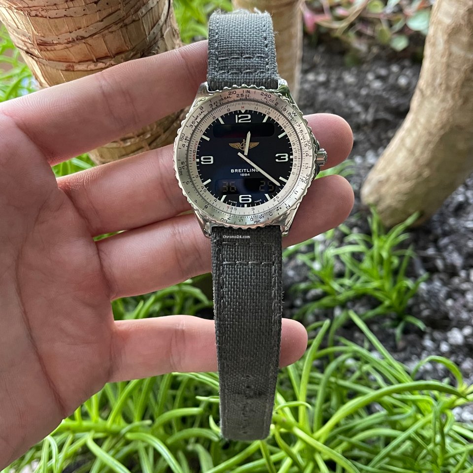 IMG_9081 Breitling Chronospace Mens watch Unisex Quartz Steel A56012.1 Replica 8