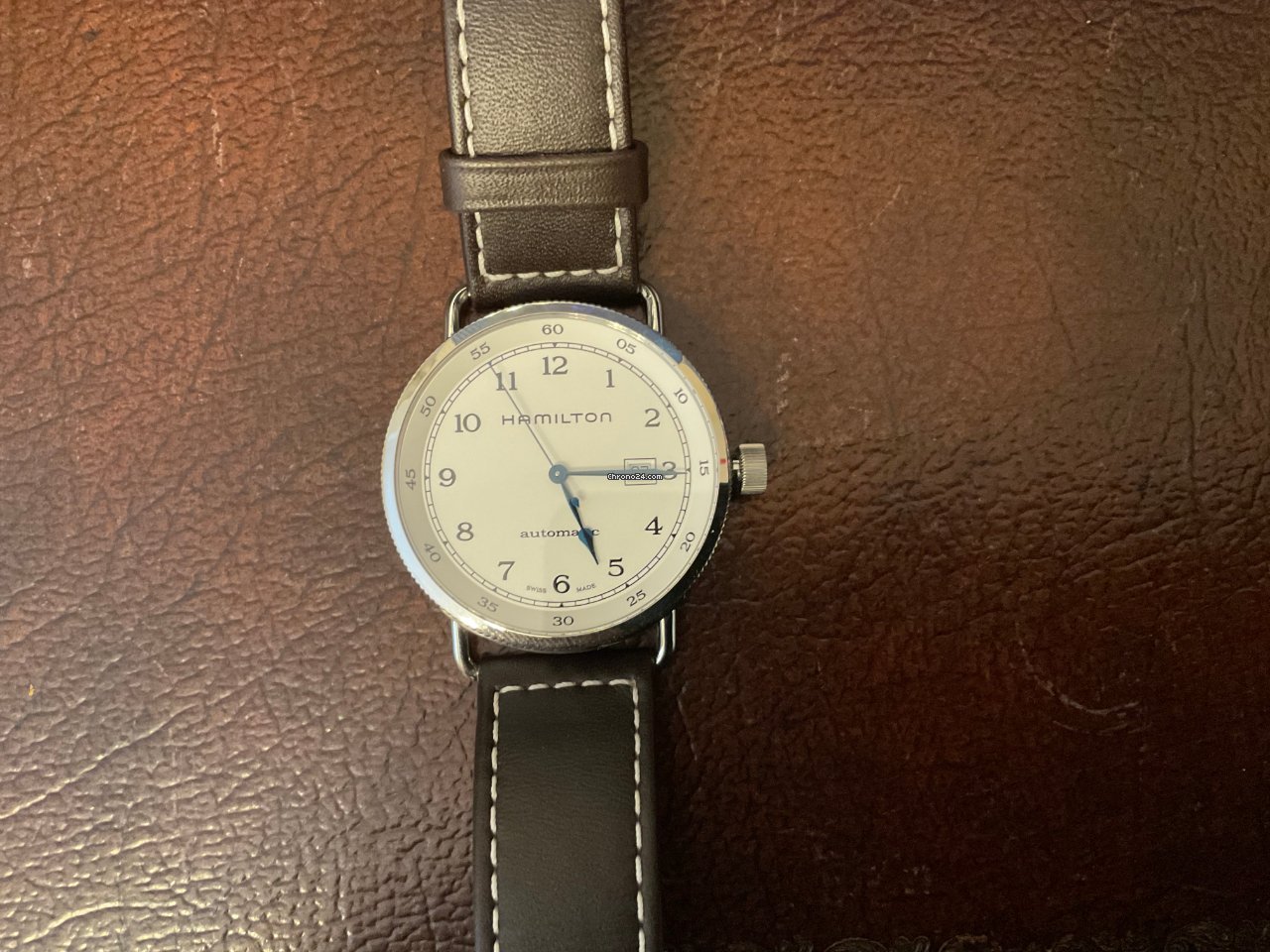 IMG_9081 Hamilton Khaki Navy Pioneer Mens watch Unisex Automatic Steel H77715553 Replica 8