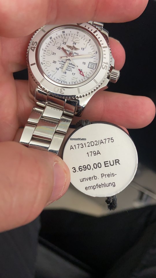 Breitling Superocean II 36 Womens watch Automatic Steel A17312D2 A775-179A Replica 8