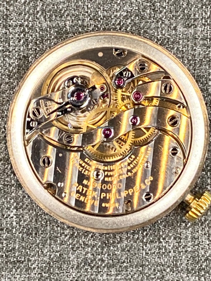 Patek Philippe Mens watch Unisex Manual winding Yellow gold 1590 Replica 8