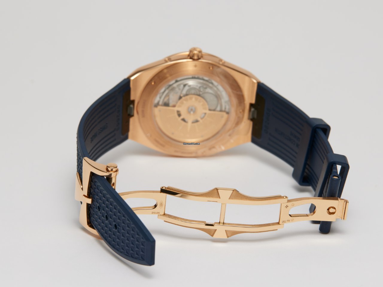 IMG_9081 Vacheron Constantin Overseas Mens watch Unisex Automatic Rose gold 4300V 000R-B509 Replica 8
