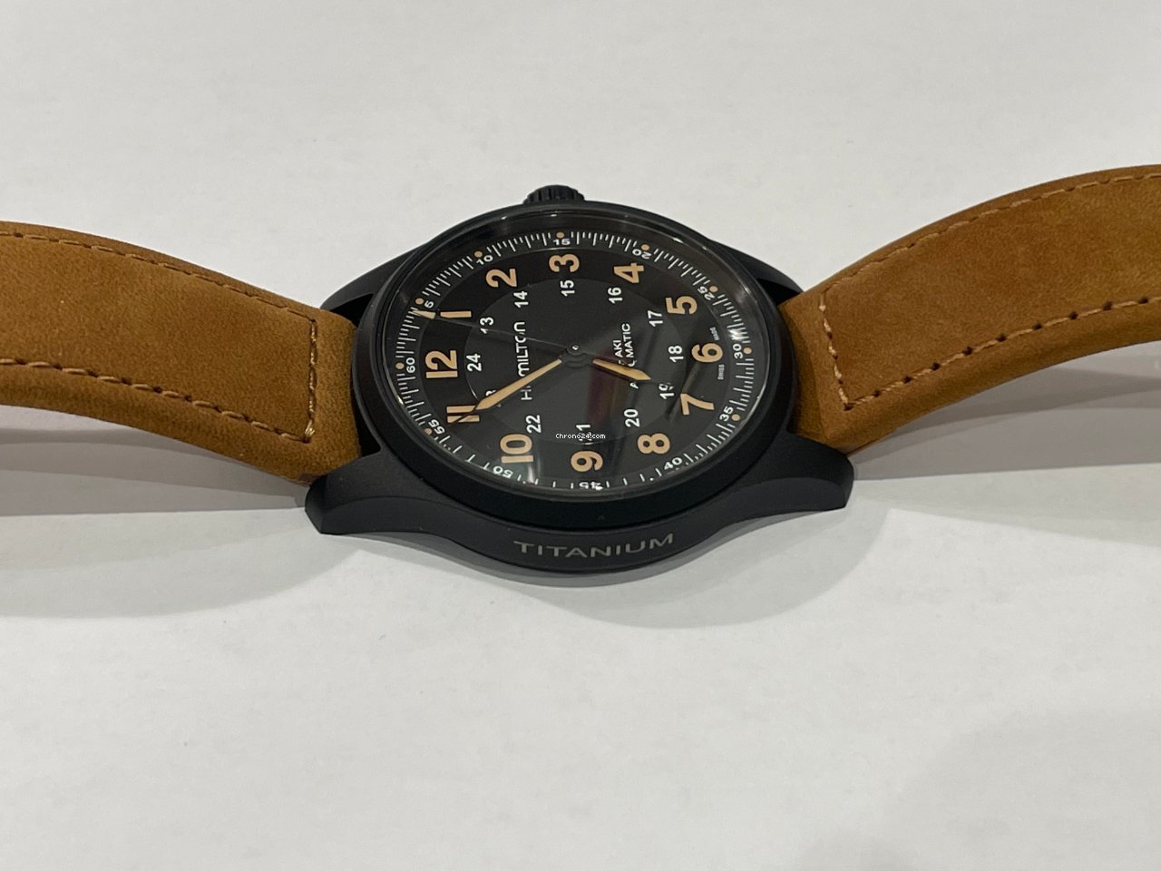 IMG_9081 Hamilton Khaki Field Titanium Mens watch Unisex Automatic Titanium H70665533 Replica 8
