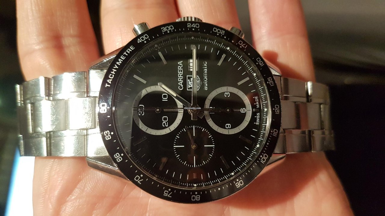 IMG_9081 TAG Heuer Carrera Calibre 16 Mens watch Unisex Automatic Steel CV2010-4 Replica 8