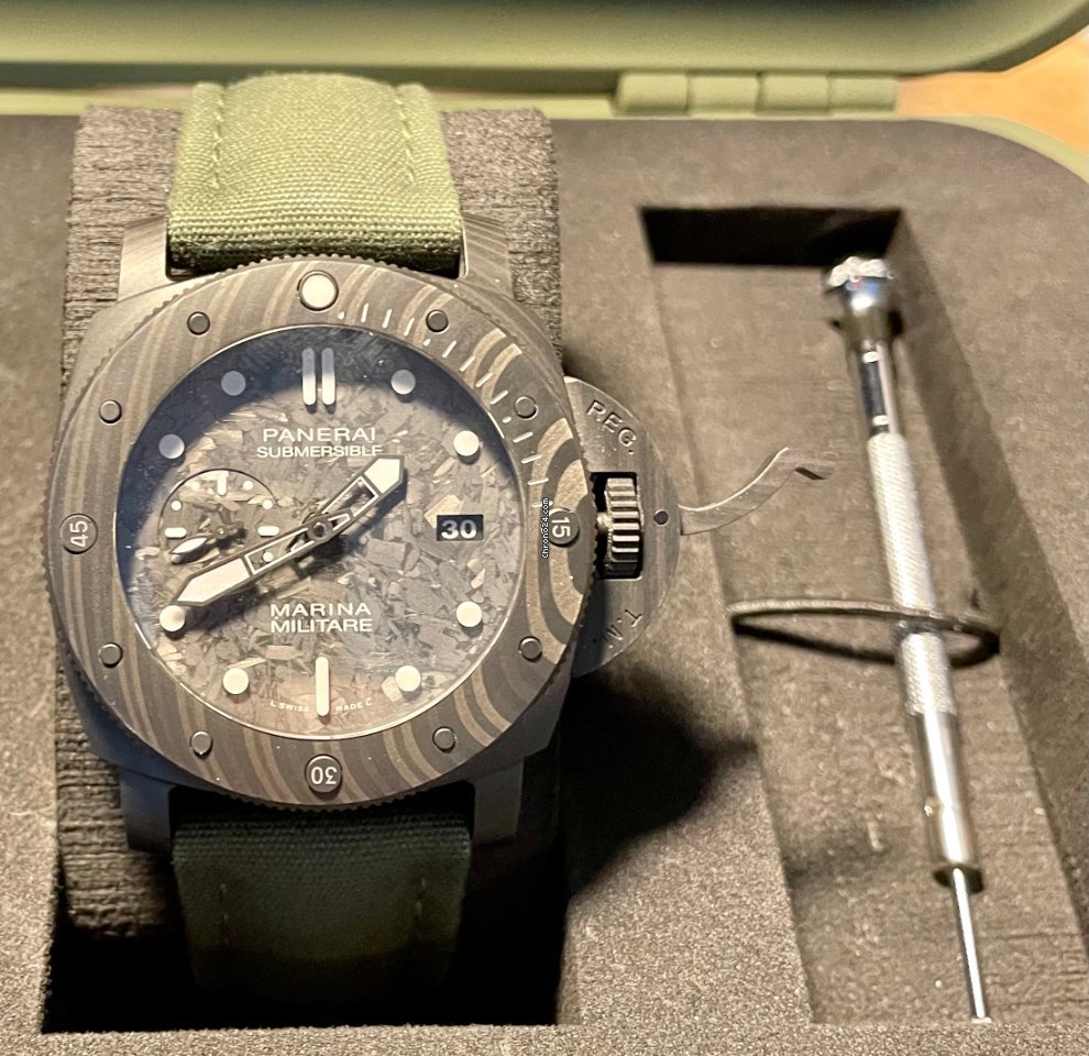 Panerai Mens watch Unisex Automatic Carbon PAM 00979 PAM 979 Replica 8