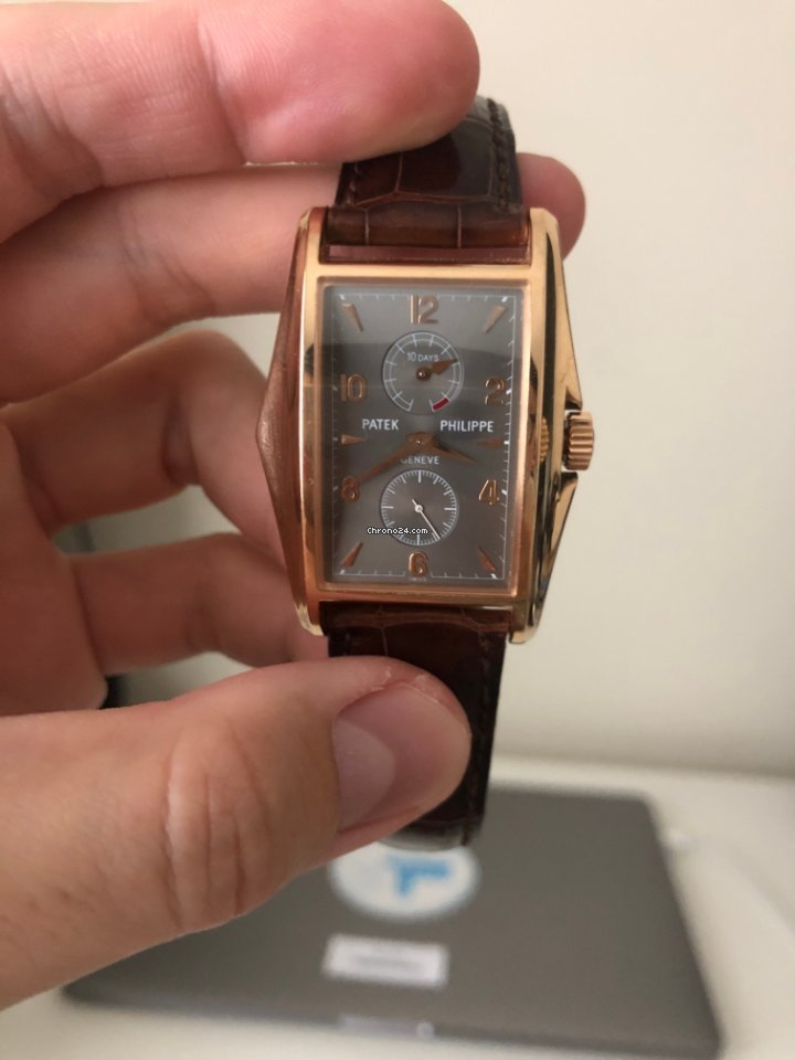 IMG_9081 Patek Philippe Gondolo Mens watch Unisex Rose gold 5100R Replica 8