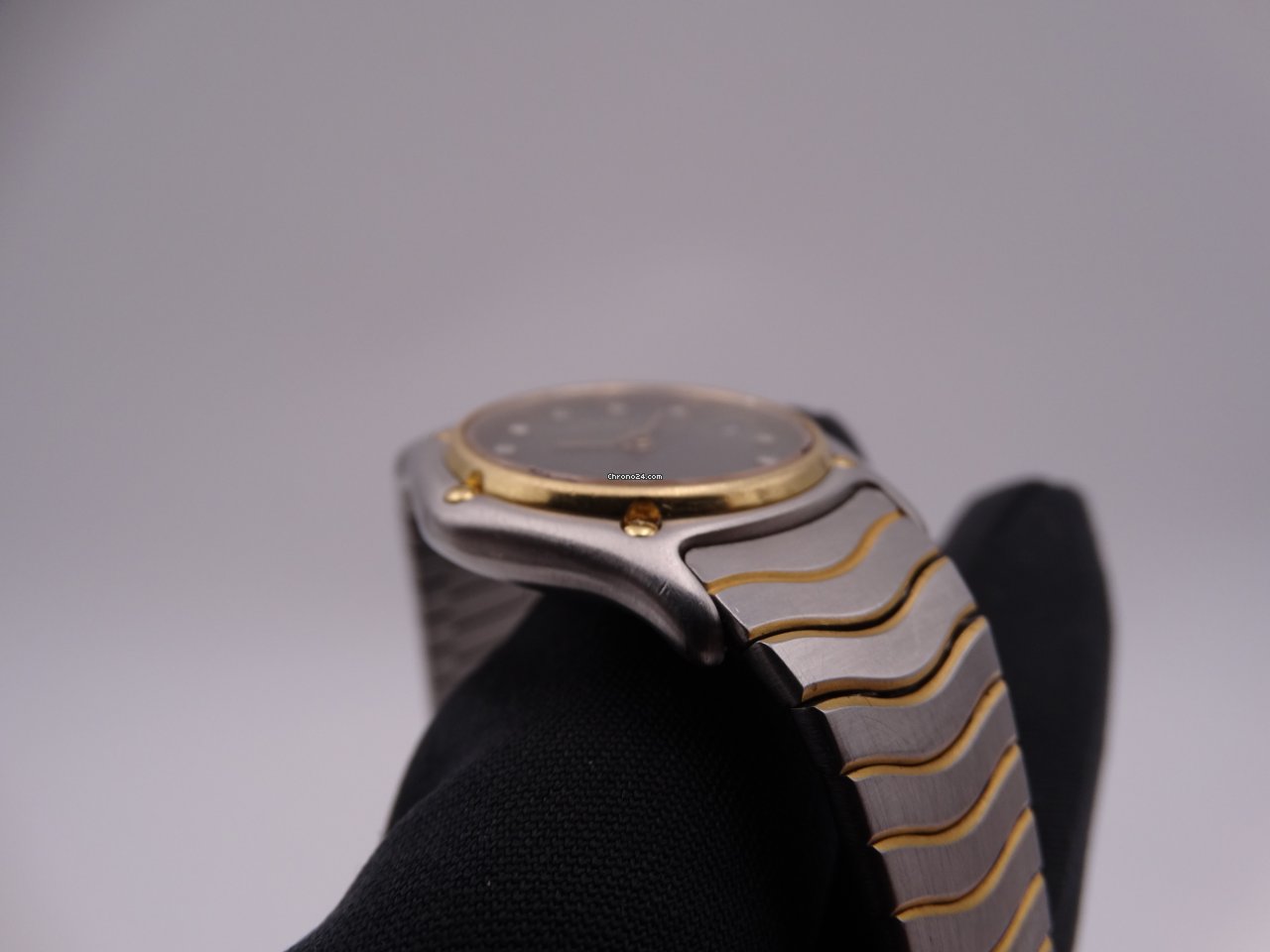 IMG_9081 Ebel Sportwave Womens watch Quartz Gold Steel 183908 Replica 8