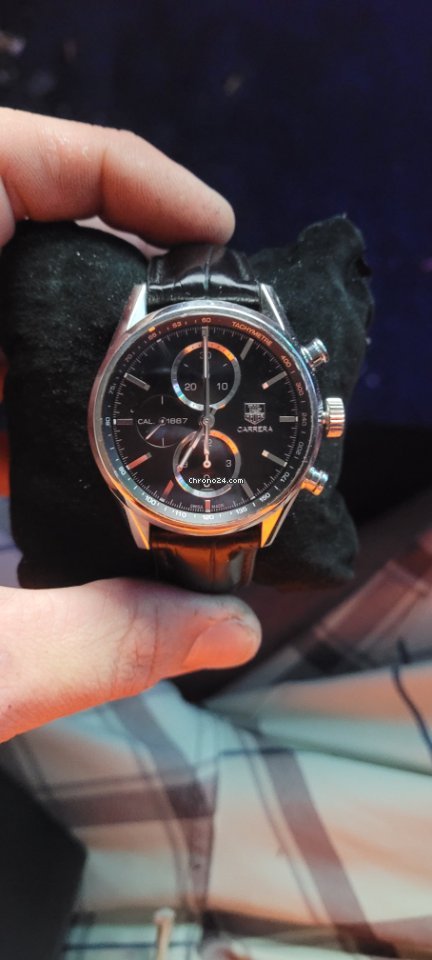 IMG_9081 TAG Heuer Carrera Calibre 1887 Mens watch Unisex Automatic Steel CAR2110.FC6266 Replica 8