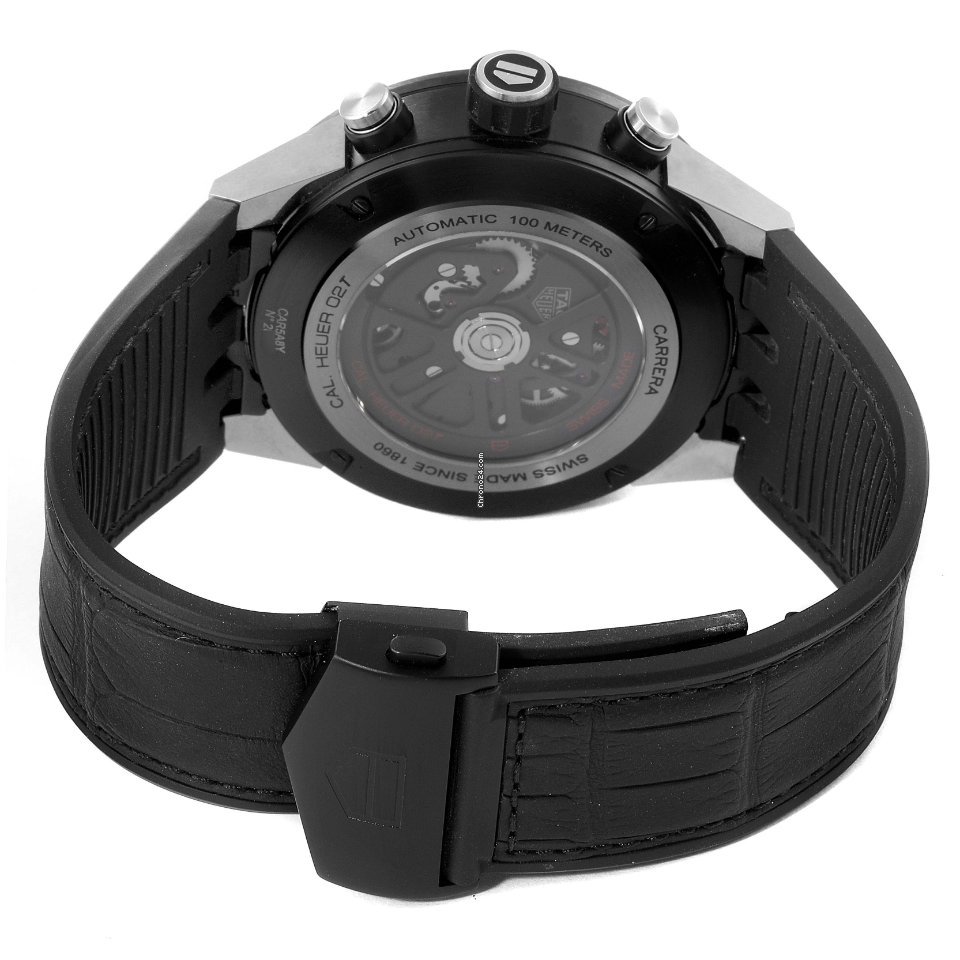 TAG Heuer Carrera Heuer-02T Mens watch Unisex Automatic Titanium CAR5A8Y.FC6377 Replica 8