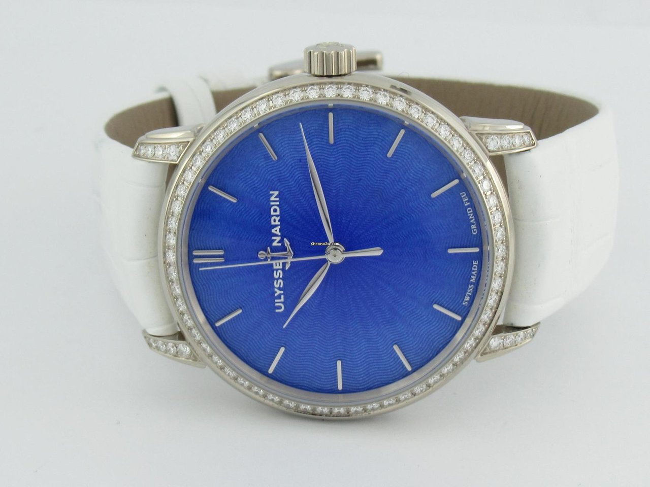IMG_9081 Ulysse Nardin Automatic White gold 8150-201 Replica 8