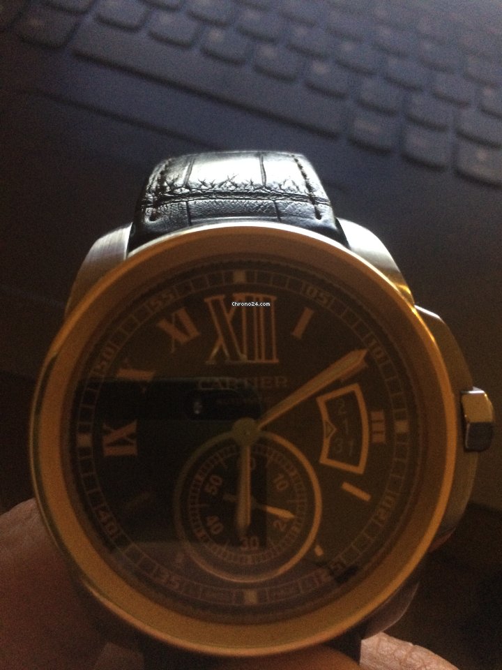 IMG_9081 Cartier Calibre de Cartier Mens watch Unisex Automatic Steel W7100051 Replica 8