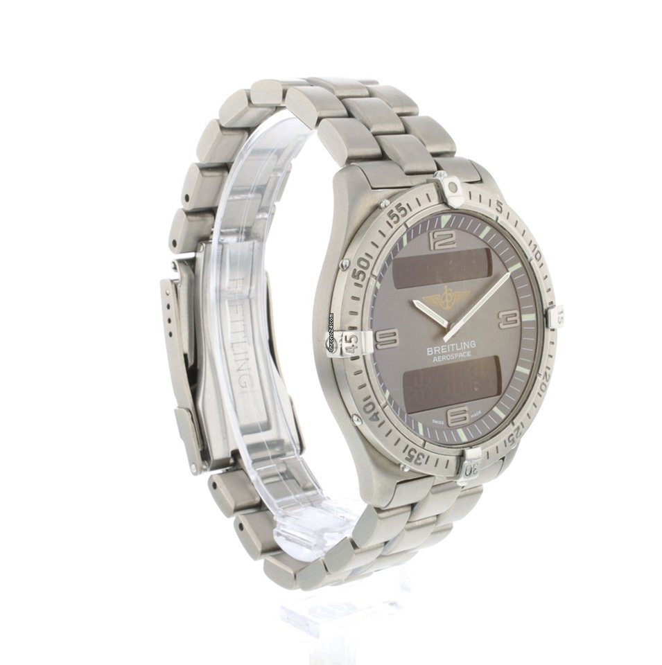 IMG_9081 Breitling Aerospace Mens watch Unisex Quartz Titanium E56062 Replica 8