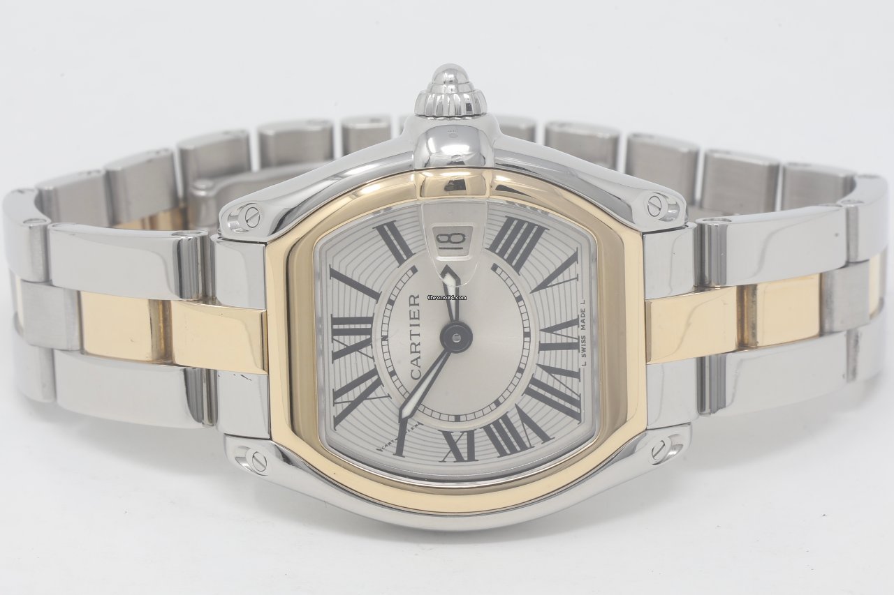 Cartier Roadster Womens watch Quartz Gold Steel 2675 Replica 8