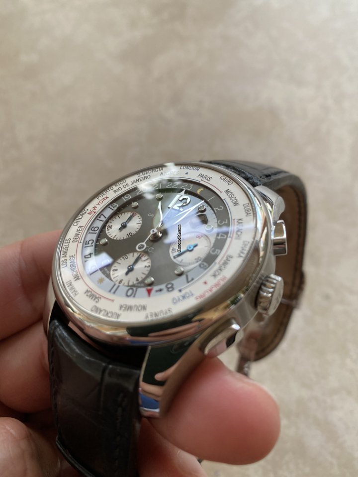 Girard Perregaux WW.TC Mens watch Unisex Automatic Steel 49805-11-254-BA6A Replica 8