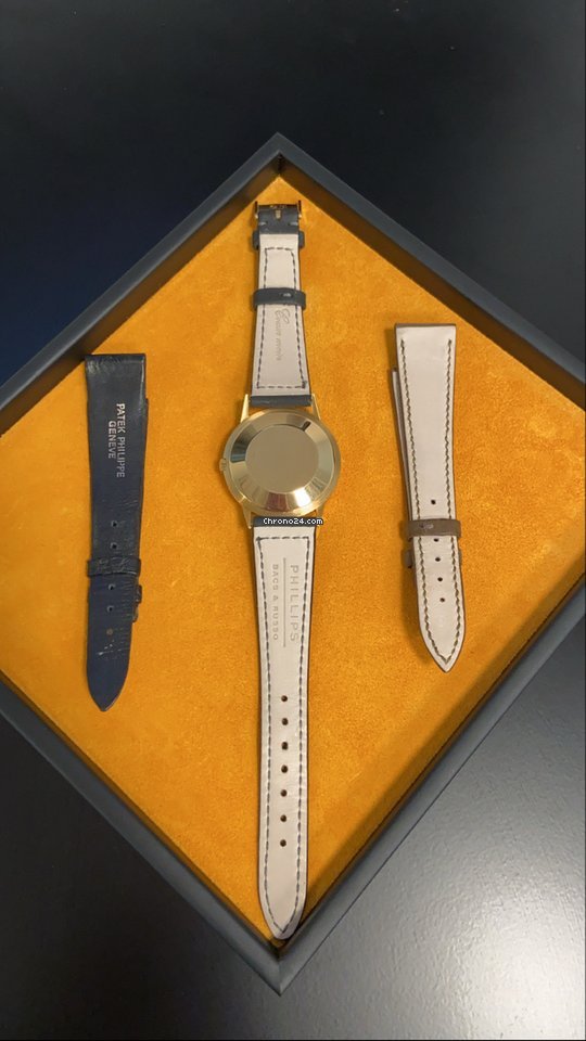 Patek Philippe Perpetual Calendar Mens watch Unisex Automatic Yellow gold 3448 Replica 8