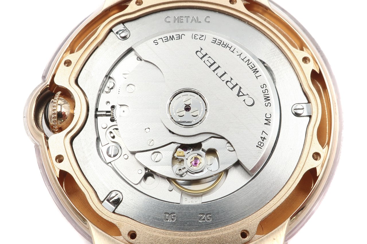 Cartier Ballon Bleu Mens watch Unisex Automatic Red gold 3941 Replica 8