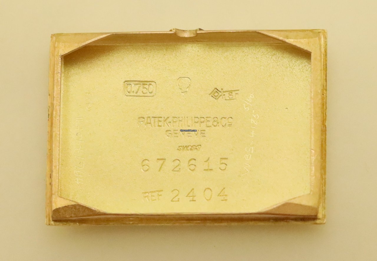 IMG_9081 Patek Philippe Vintage Mens watch Unisex Manual winding Yellow gold 2404 Replica 8