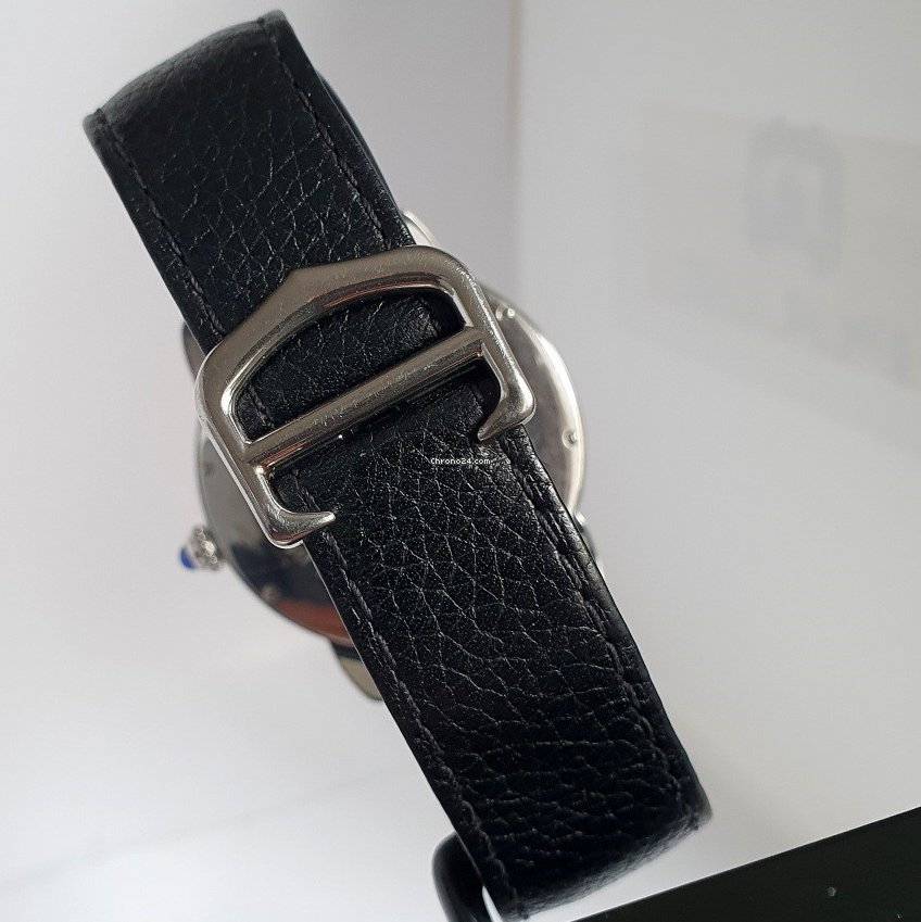 IMG_9081 Cartier Ronde Solo de Cartier Mens watch Unisex Automatic Steel 3517 Replica 8