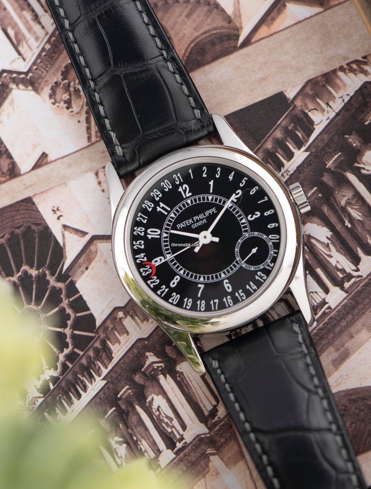 IMG_9081 Patek Philippe Calatrava Mens watch Unisex Automatic White gold 6000G-001 Replica 8