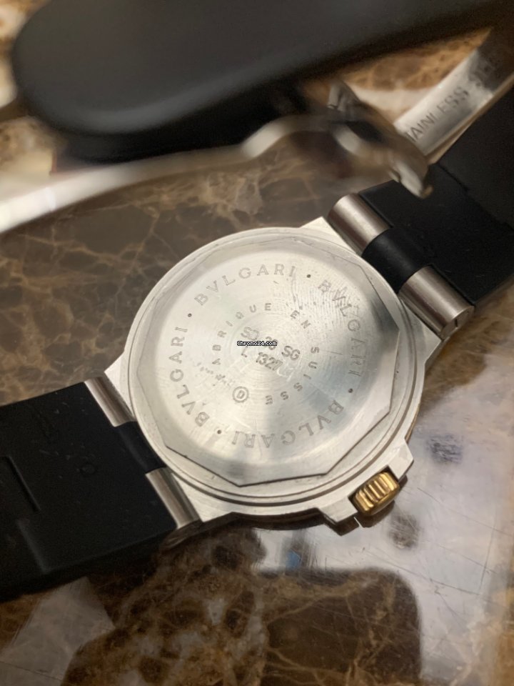 Bulgari Diagono Mens watch Unisex Automatic Gold Steel SD38SG Replica 8
