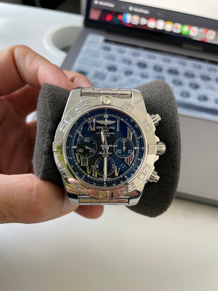 IMG_9081 Breitling Chronomat 44 Mens watch Unisex Automatic Steel AB0110121B2A1 Replica 8