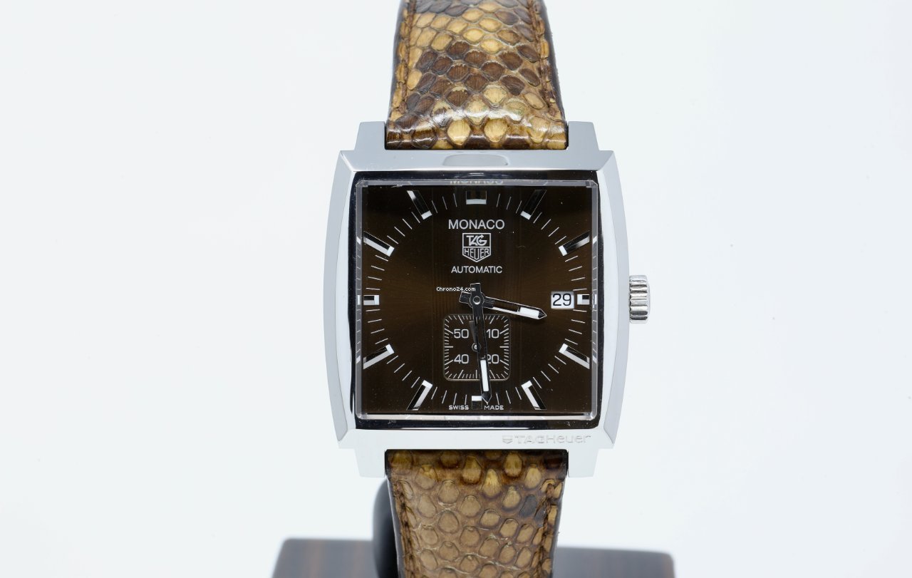 TAG Heuer Monaco Mens watch Unisex Automatic Steel WW2115 Replica 8