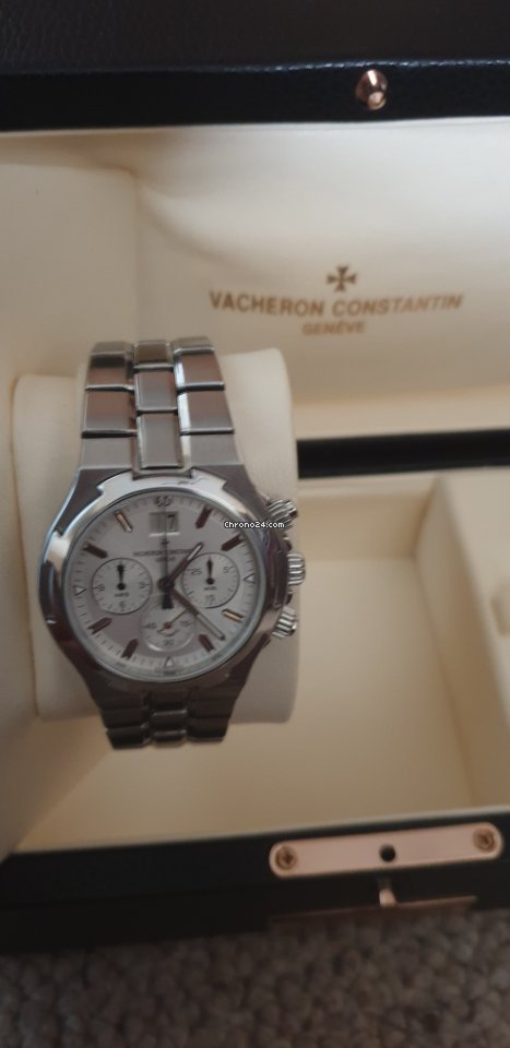 IMG_9081 Vacheron Constantin Overseas Chronograph Mens watch Unisex Automatic Steel 49140 423A Replica 8