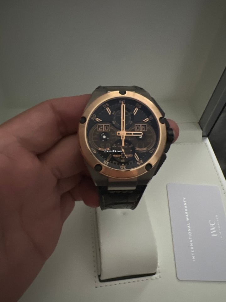 IMG_9081 IWC Ingenieur Perpetual Calendar Digital Date-Month Mens watch Unisex Titanium IW379203 Replica 8