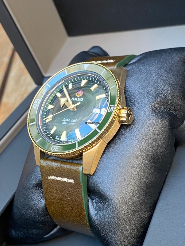 IMG_9081 Rado HyperChrome Captain Cook Mens watch Unisex Automatic Bronze R32504315 Replica 8