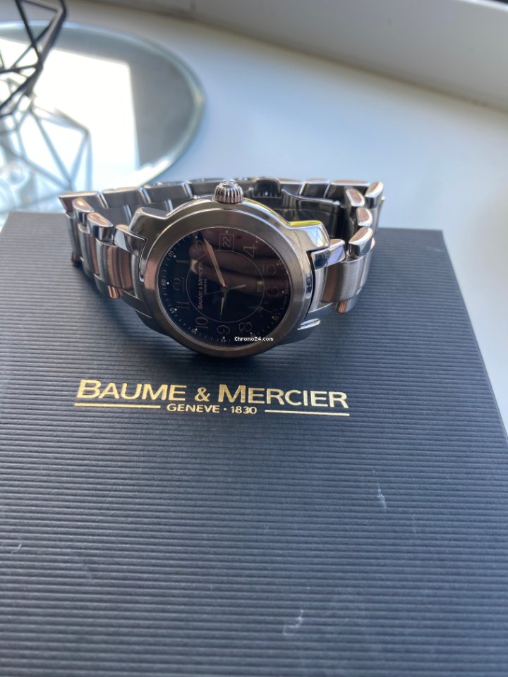 Baume & Mercier Capeland Mens watch Unisex Quartz Steel 65531 Replica 8