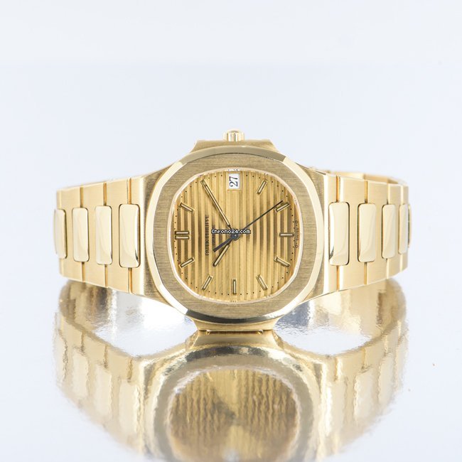 IMG_9081 Patek Philippe Nautilus Mens watch Unisex Quartz Yellow gold 3900 001 Replica 8