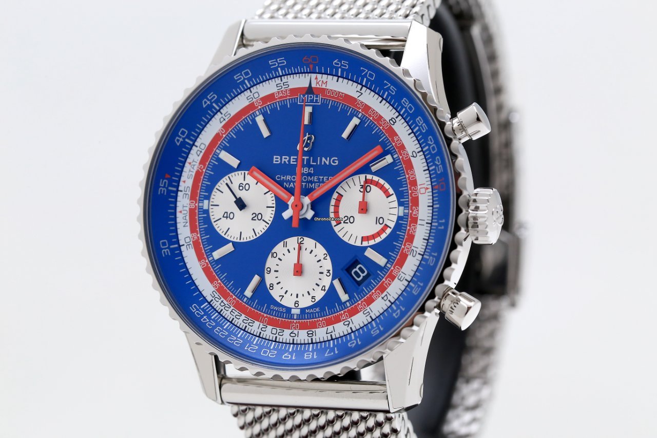 IMG_9081 Breitling Navitimer Mens watch Unisex Automatic Steel AB01212B1C1A1 Replica 8