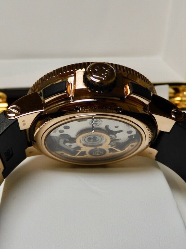 Ulysse Nardin Automatic Rose gold 1532-150-3 40 Replica 8
