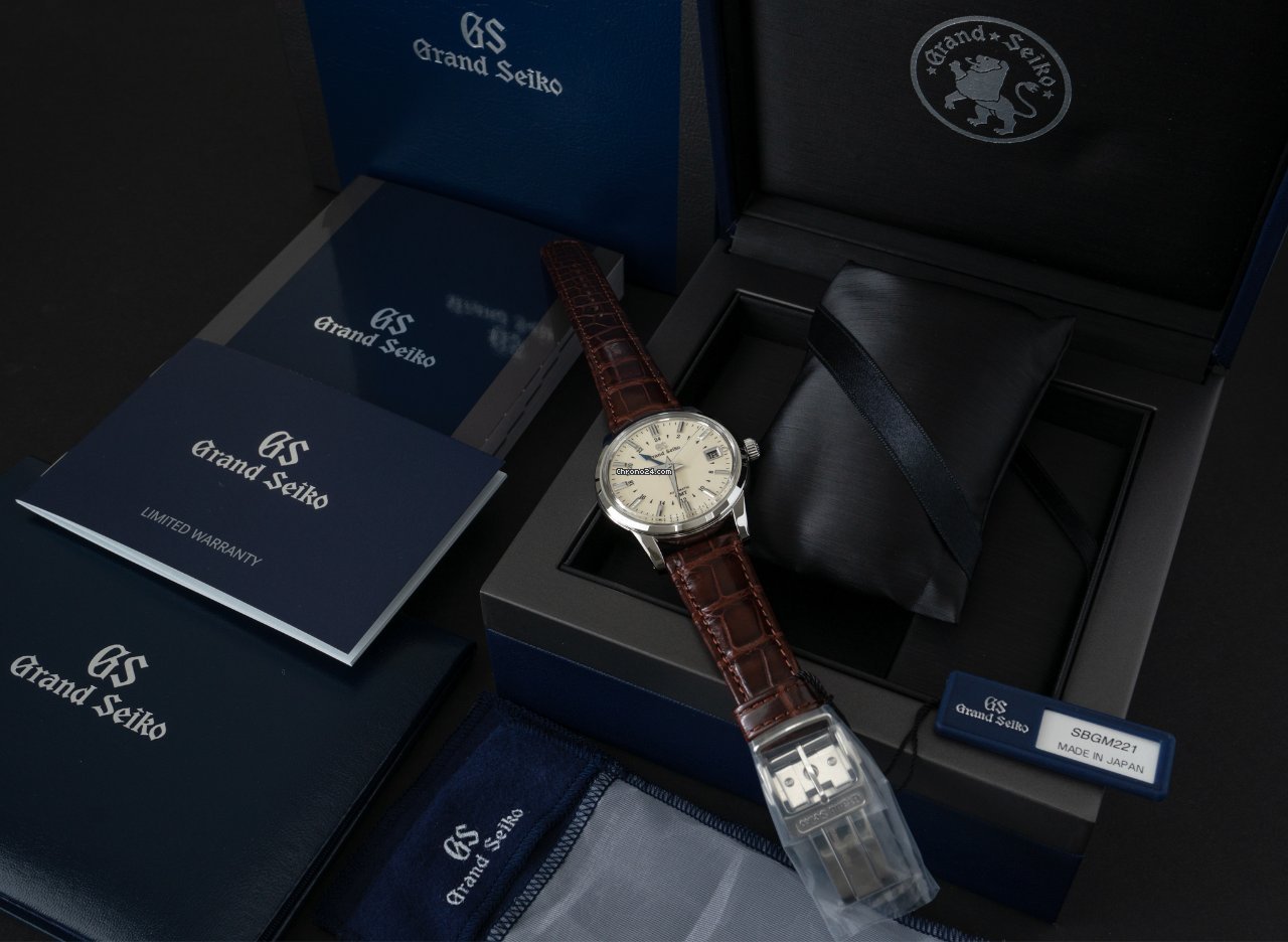 Seiko Grand Seiko Mens watch Unisex Automatic Steel SBGM221 Replica 8