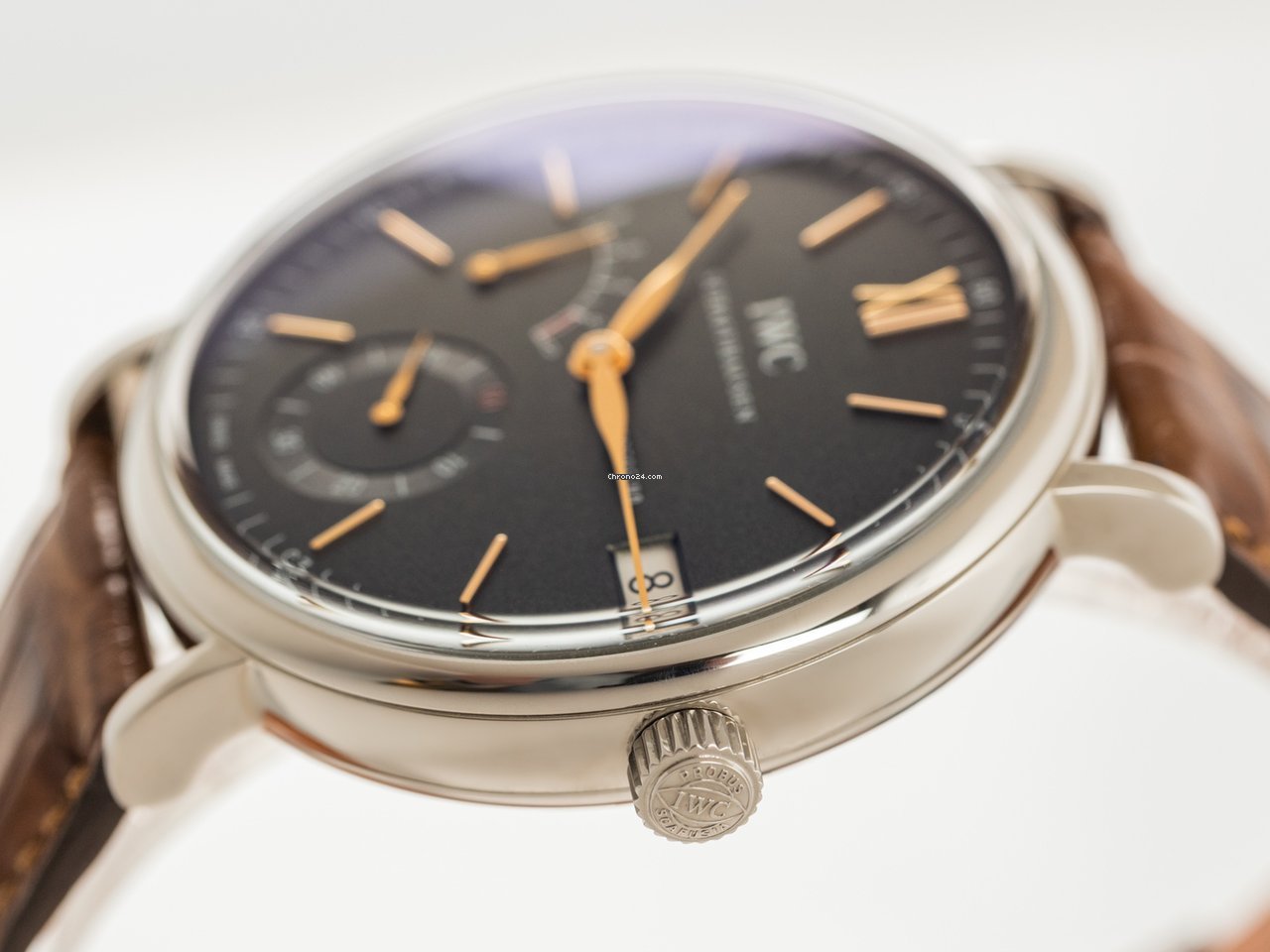 IMG_9081 IWC Portofino Hand-Wound Mens watch Unisex Manual winding Steel 510117 Replica 8