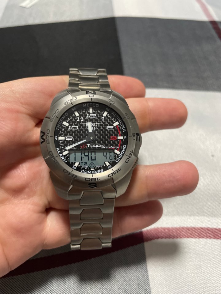Tissot T-Touch Expert Mens watch Unisex Quartz Titanium T013420A Replica 8