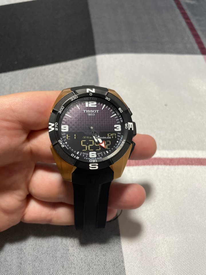 IMG_9081 Tissot T-Touch Expert Solar Mens watch Unisex Quartz Titanium T091.420.47.207.00 Replica 8