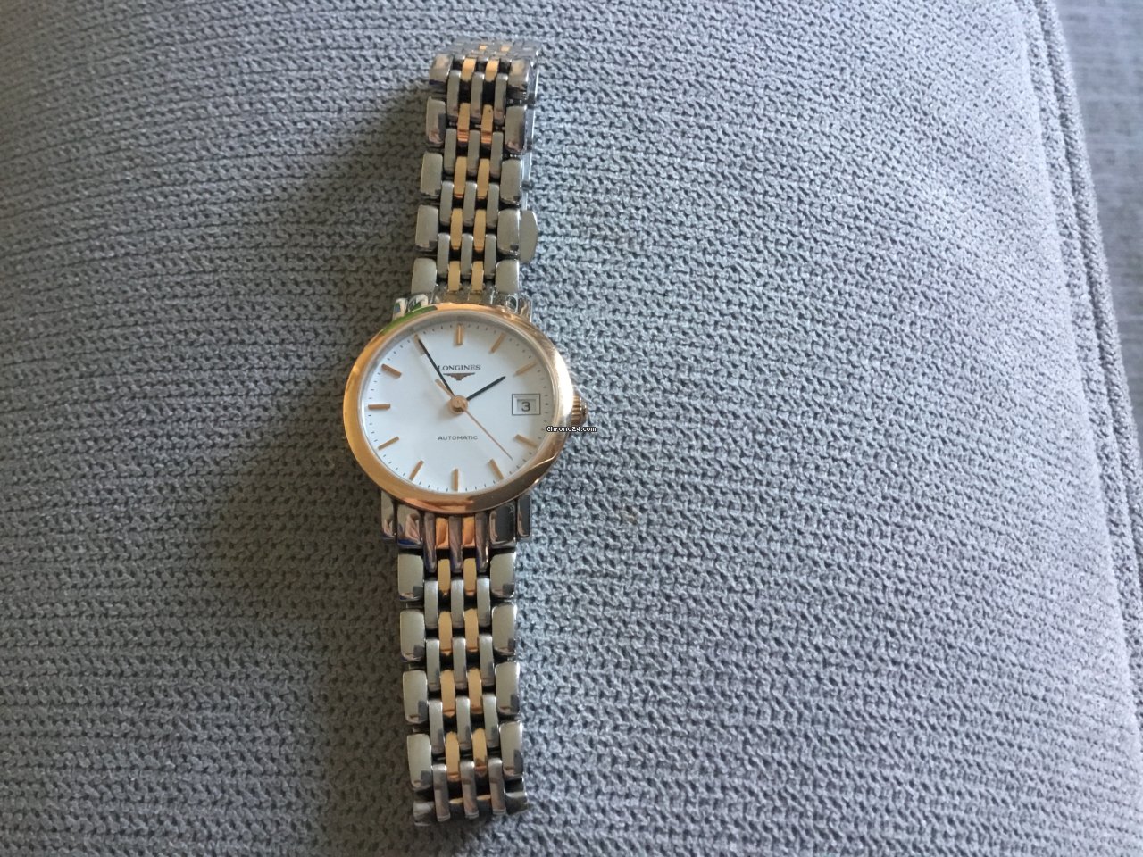 IMG_9081 Longines Elegant Womens watch Automatic Gold Steel L4.309.5.12.7 Replica 8