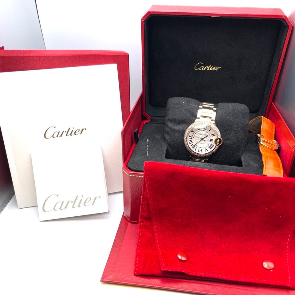 IMG_9081 Cartier Ballon Bleu 36mm Womens watch Automatic Yellow gold we900451 Replica 8