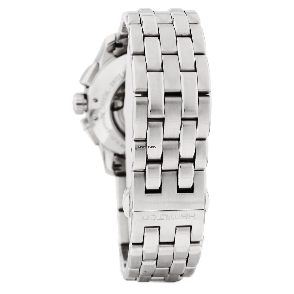 Hamilton Jazzmaster Auto Chrono Mens watch Unisex Automatic Steel NUMBER H32596131 Replica 8