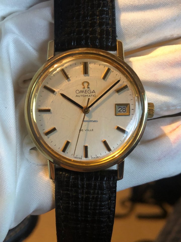 IMG_9081 Omega De Ville Mens watch Unisex Automatic Yellow gold 166.5161 Replica 8