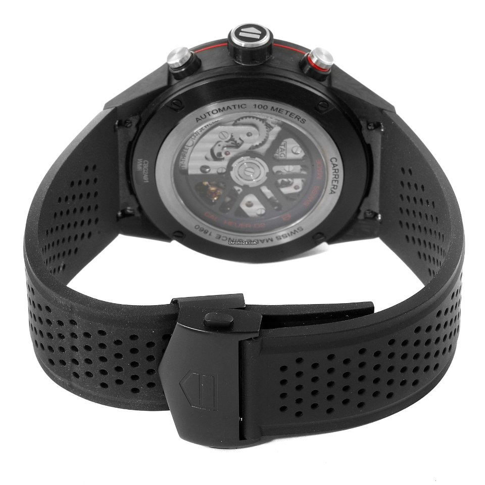 IMG_9081 TAG Heuer Carrera Heuer-02T Mens watch Unisex Automatic Carbon CBG2A91.FT6173 Replica 8