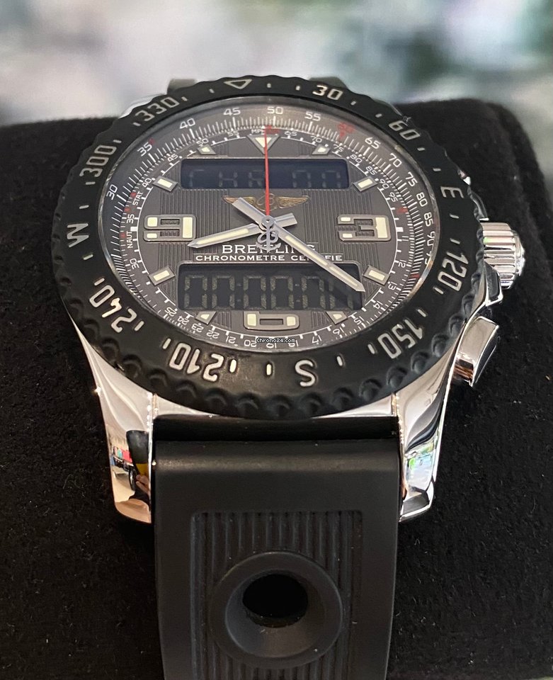 IMG_9081 Breitling Airwolf Mens watch Unisex Quartz Steel A78364 Replica 8