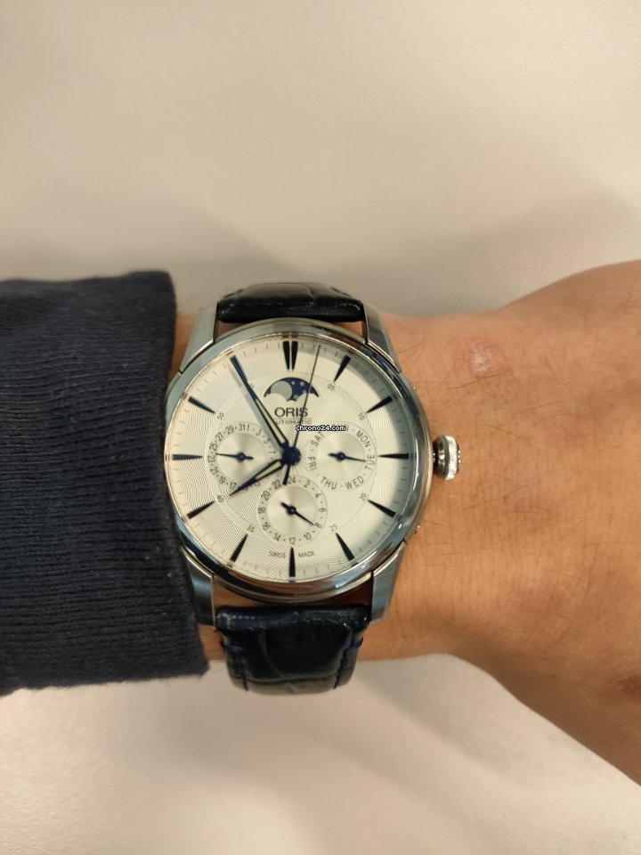 Oris Artelier Complication Mens watch Unisex Automatic Steel 01 781 7703 4031-07 5 21 75FC Replica 8