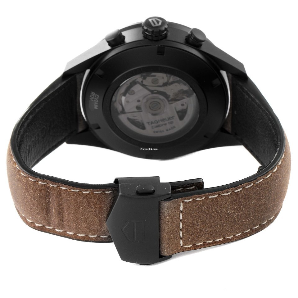 IMG_9081 TAG Heuer Carrera Calibre 16 Mens watch Unisex Automatic Titanium CV2A84.FC6394 Replica 8