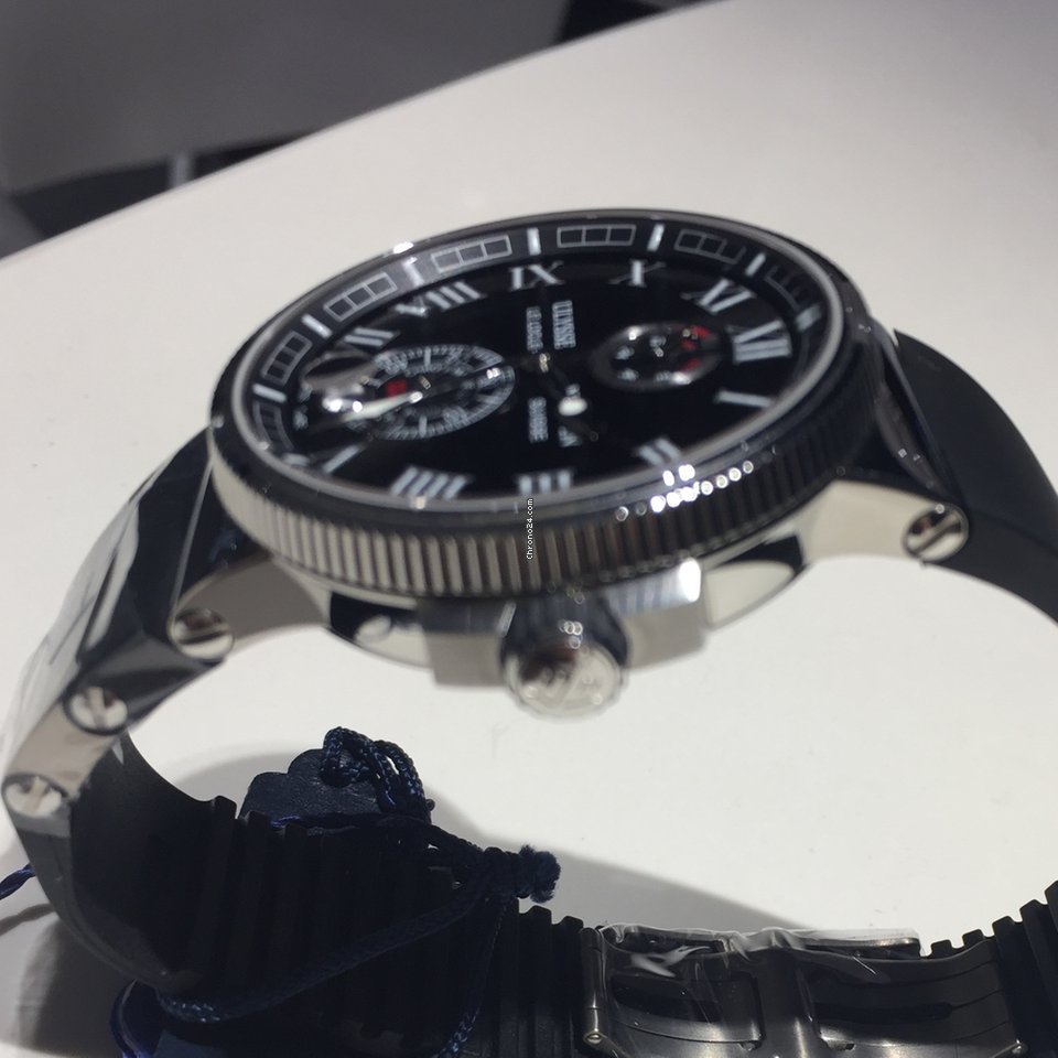 IMG_9081 Ulysse Nardin Marine Chronometer Manufacture Mens watch Unisex Automatic Steel 1183-126-3 42 Replica 8