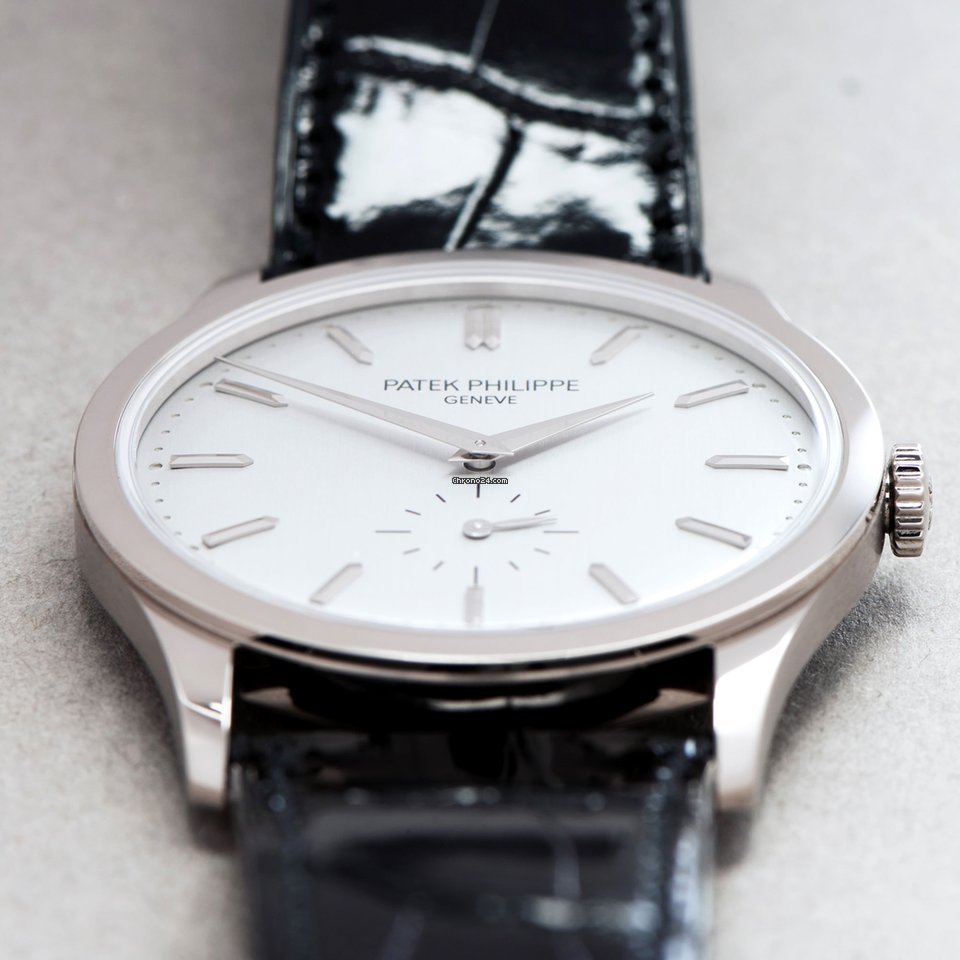 IMG_9081 Patek Philippe Calatrava Mens watch Unisex Manual winding White gold 5196G Replica 8