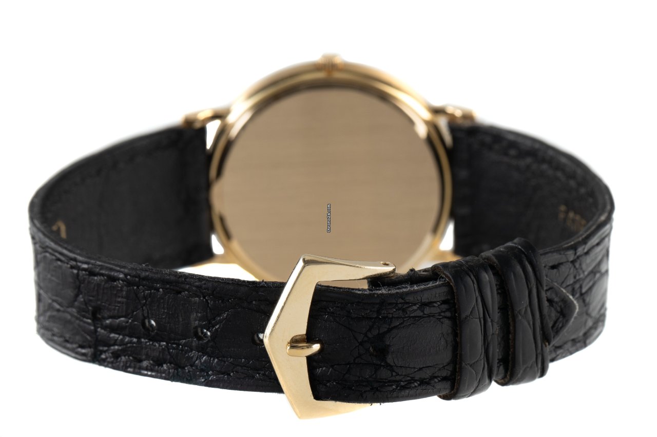 IMG_9081 Patek Philippe Calatrava Mens watch Unisex Quartz Yellow gold 3744 Replica 8