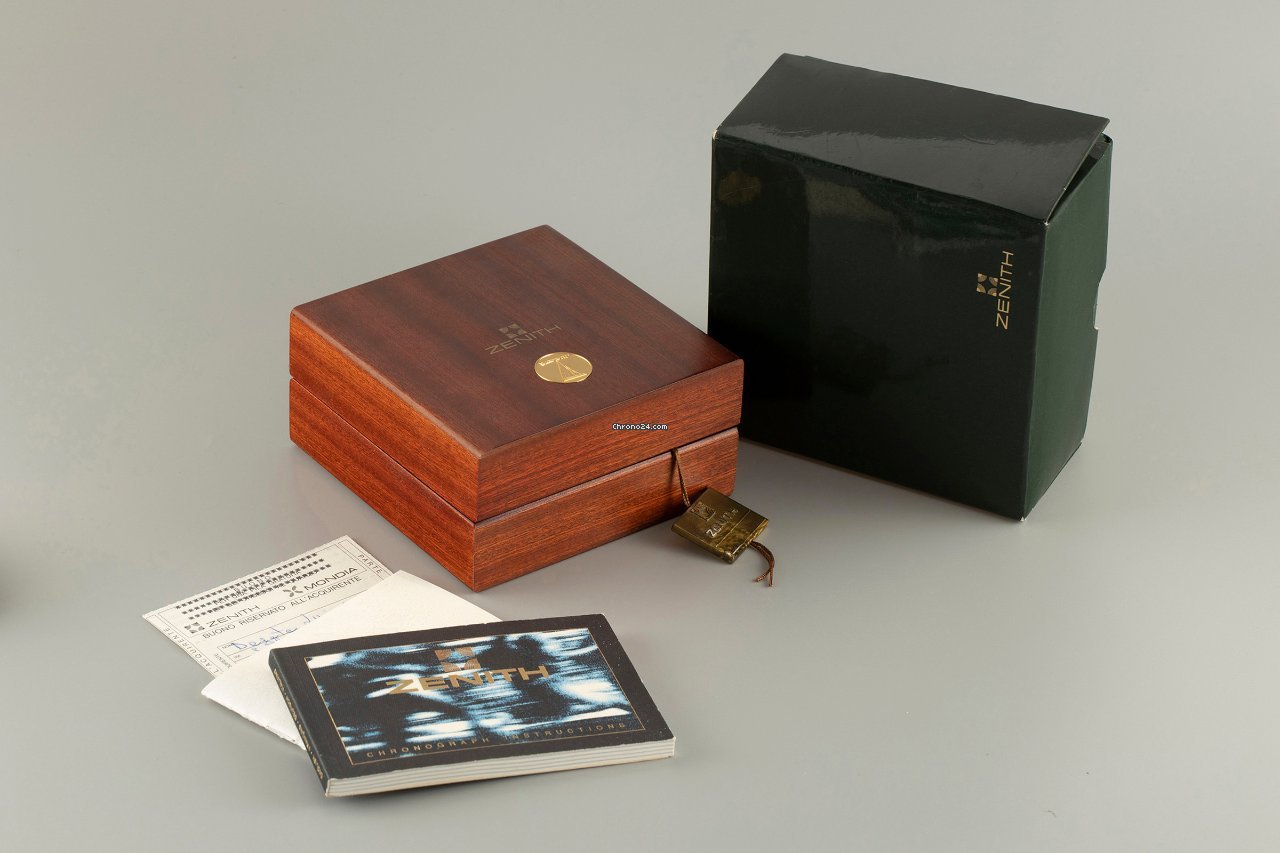 IMG_9081 Zenith El Primero Mens watch Unisex Automatic Yellow gold 06-0060-400 Replica 8