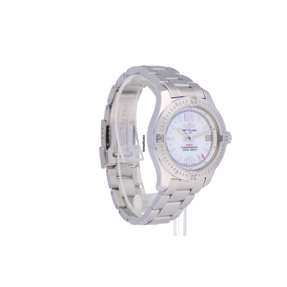 IMG_9081 Breitling Colt Lady Womens watch Quartz Steel A7738811 Replica 8